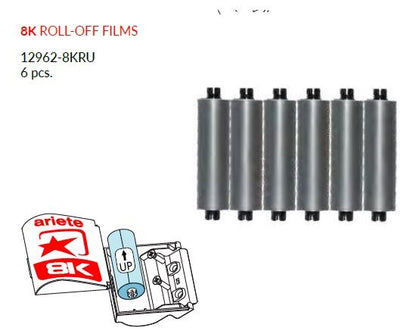スペア ロールオフフィルム 8K ゴーグル オプション ロールオフキット用 クリア 6枚