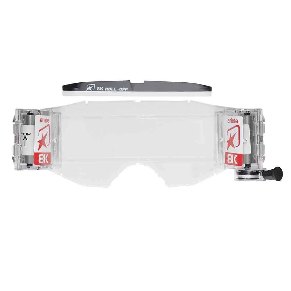 Clear replacement lens for goggles, CAT.0, with roll-off system, 1pc, for 8K goggles