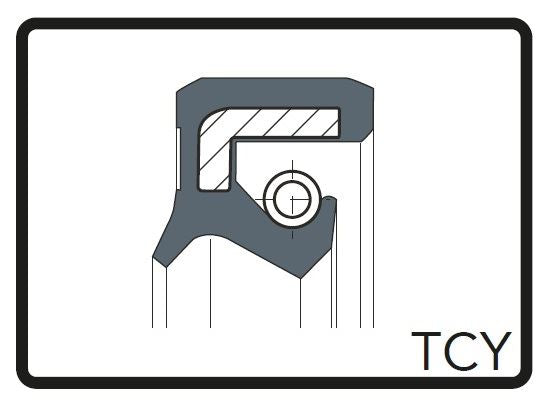 フォークオイルシール TCL ブラック φ35 [35x47x7/9] 2個（1台分） スポーツ125 84