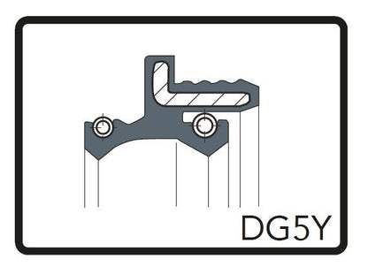 フォークオイルシール DG5Y ブラック φ30 [30x39/43x12] 2個（1台分） ジレラ スタルカ― ランナーSP ランナー50