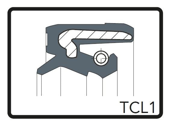 Fork Oil Seal TCL1 Black φ48 [48x57.7x9.5/10.3] 2 pcs (for 1 vehicle) KTM 690 Duke 08-09 250SX-F 07-09