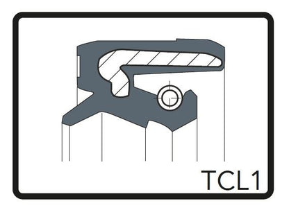 Fork Oil Seal TCL1 Black φ48 [48x57.7x9.5/10.3] 2 pcs (for 1 vehicle) KTM 690 Duke 08-09 250SX-F 07-09