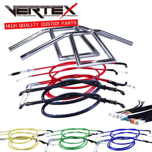 モンキー 99-07年 AB27 アローハンドル セット メッキ カラー ワイヤー