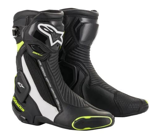 SMX PLUS V2 BOOT Racing Boots Black/White/Yellow Fluo 39/25cm