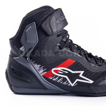 FASTER-3 RIDEKNIT S 1315 ブラックグレー/レッド/イエローフロー