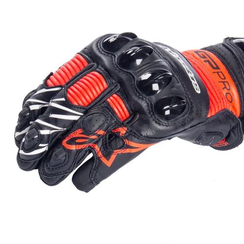 GP PRO R3 グローブ 赤/黒/白 GP PRO R3 GLOVE レーシング グローブ ブラック/ホワイト/ブライト