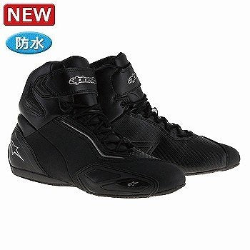 FASTER 2 WATER PROOF SHOES ライディングシューズ シューズ 1101 ブラック ガンメタ 7サイズ