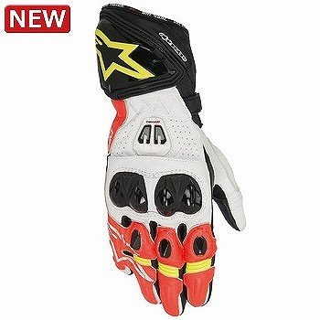 GP PRO R2 GLOVE レザーグローブ レーシンググローブ グローブ 1240 ブラック ホワイト レッド FLUO イエロー FLUO Mサイズ