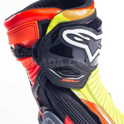 SMX PLUS V2 BOOT レーシング ブーツ ブラック/レッドフロー/イエローフロー/グレー 41/26cm