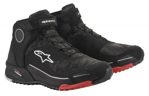 CR-X DRYSTAR RIDING SHOES ライディング シューズ ブラック/カモ/レッド 10/27.5cm