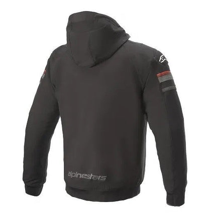 SEKTOR V2 TECH HOODIE パーカー ブラック/ブライトレッド M
