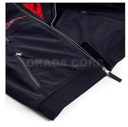 SEKTOR V2 TECH HOODIE パーカー ブラック/ブライトレッド M