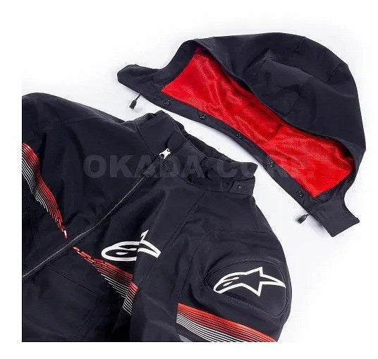SEKTOR V2 TECH HOODIE パーカー ブラック/ブライトレッド M
