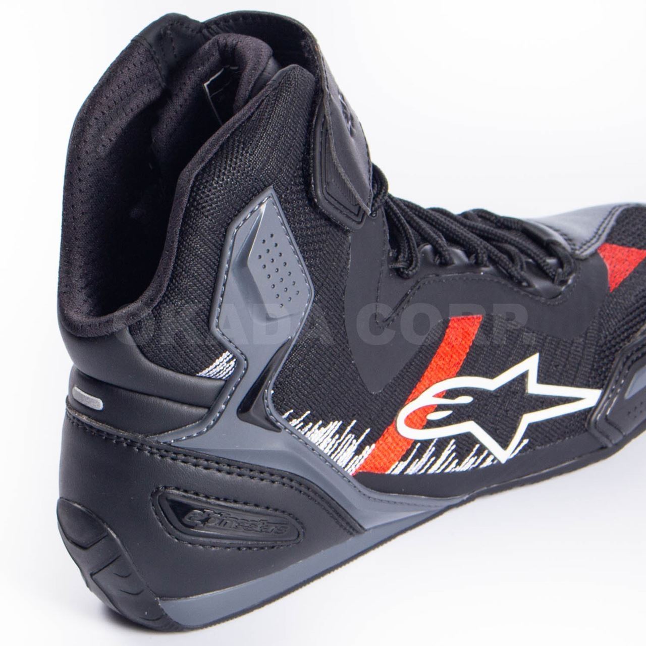 FASTER-3 RIDEKNIT S 1930 ブラック/シルバー/ブライトレッド