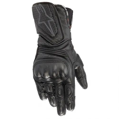 STELLA SP-8 v3 LEATHER GLOVE レザー ライディング グローブ ブラック/ブラック レディース XSサイズ