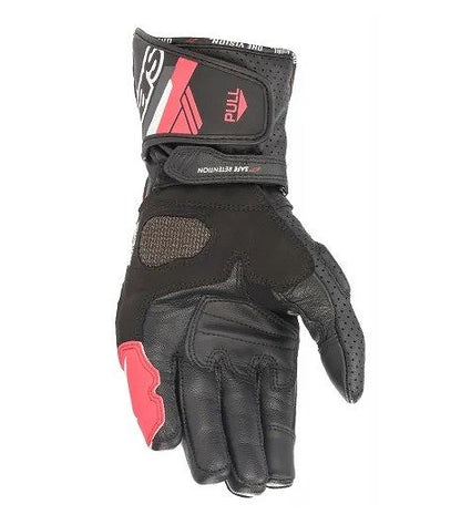STELLA SP-8 v3 GLOVE Leather Gloves Black/White/Diva Pink XS Women's