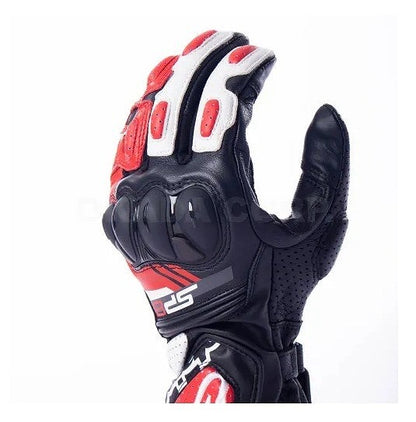 SP-8 v3 LEATHER GLOVE レザーグローブ ブラック/レッドフロー 2XL