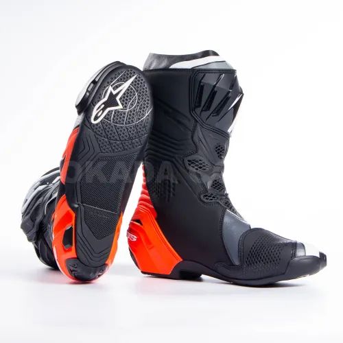 SUPERTECH R BOOT Racing Boots Black/White 41/26cm – バイクマン