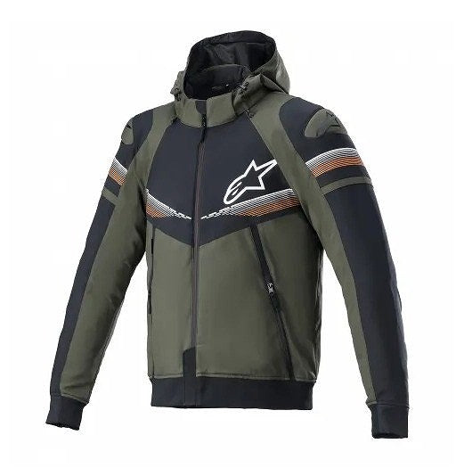 SEKTOR V2 TECH HOODIE パーカー フォレスト/ブラック/オレンジフロー S