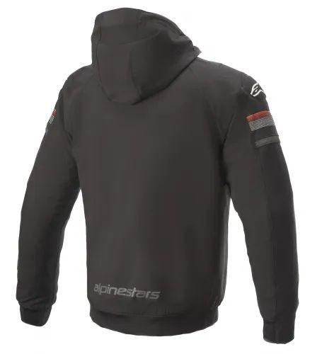 SEKTOR V2 TECH HOODIE ライディングパーカー フォレストブラック/オレンジフロー Mサイズ