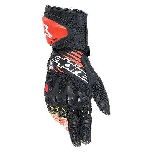 GP TECH v2 GLOVE グローブ ブラック/ホワイト/レッドフロー 2XL