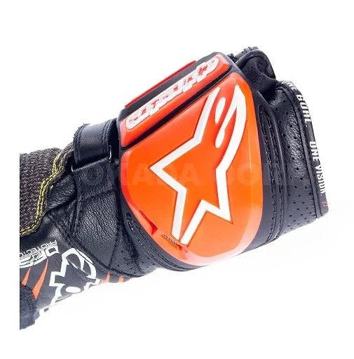 GP TECH v2 GLOVE グローブ ブラック/イエローフロー/ ホワイト/レッドフロー XL