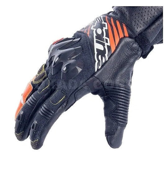 GP TECH v2 GLOVE グローブ ブラック/イエローフロー/ ホワイト/レッドフロー XL