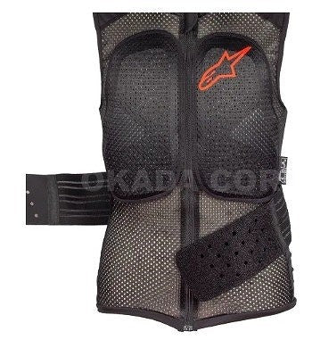 NUCLEON FLEX PRO PROTECTION VEST プロテクター 半透明/スモークレッド/ブラック M