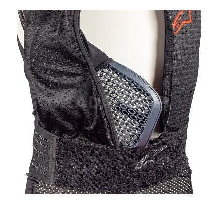 NUCLEON FLEX PRO PROTECTION VEST プロテクター 半透明/スモークレッド/ブラック M