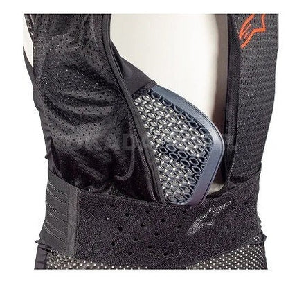 NUCLEON FLEX PRO PROTECTION VEST プロテクター 半透明/スモークレッド/ブラック M