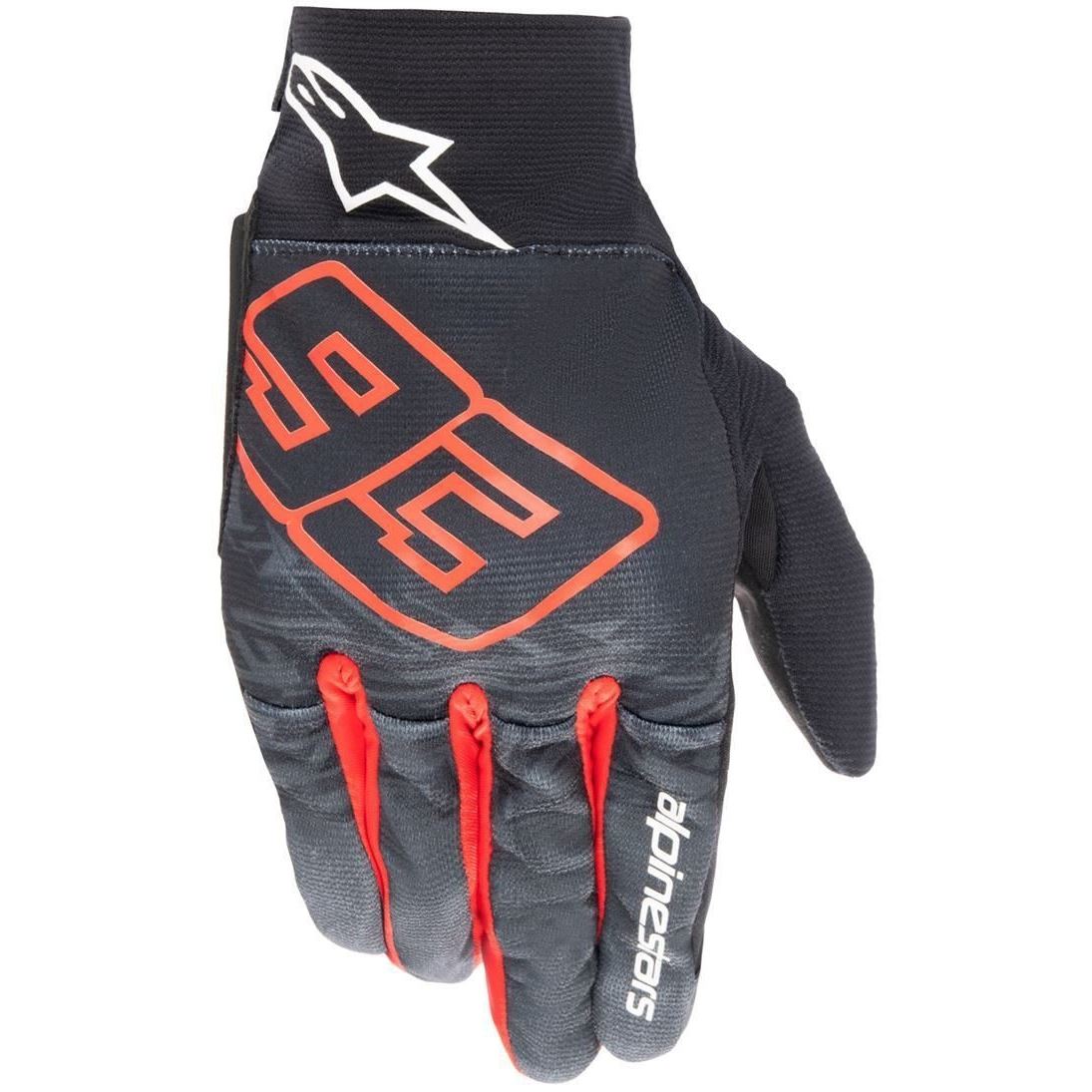 アルパインスターズ 8059347168791 ARAGON GLOVE 1205 ブラック/グレー/ブライトレッド M