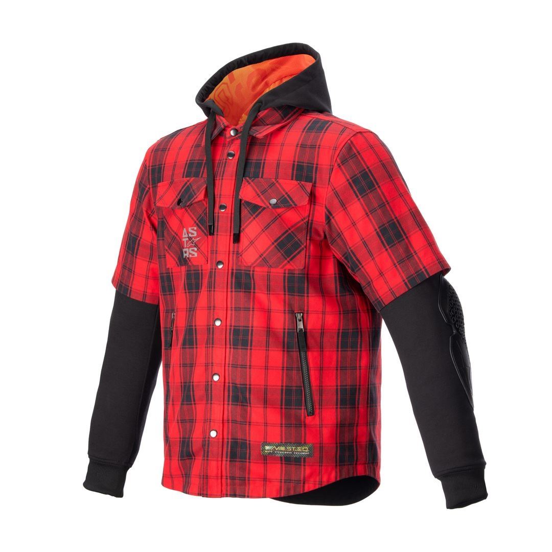 MO.ST.EQ TARTAN SHIRT 3136 Flame Red/Black