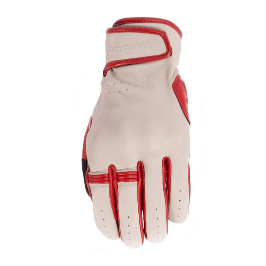 アルパインスターズ 8059347311500 DYNO LEATHER GLOVE 8005 エクリュ/ルビーレッド L