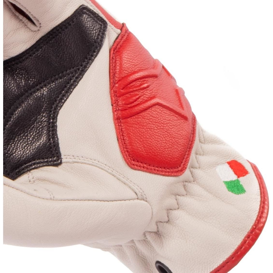 DYNO LEATHER GLOVE 8005 エクリュ/ルビーレッド