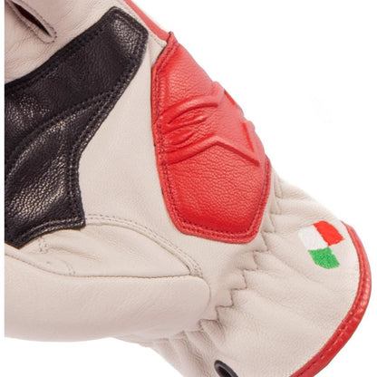 DYNO LEATHER GLOVE 8005 エクリュ/ルビーレッド