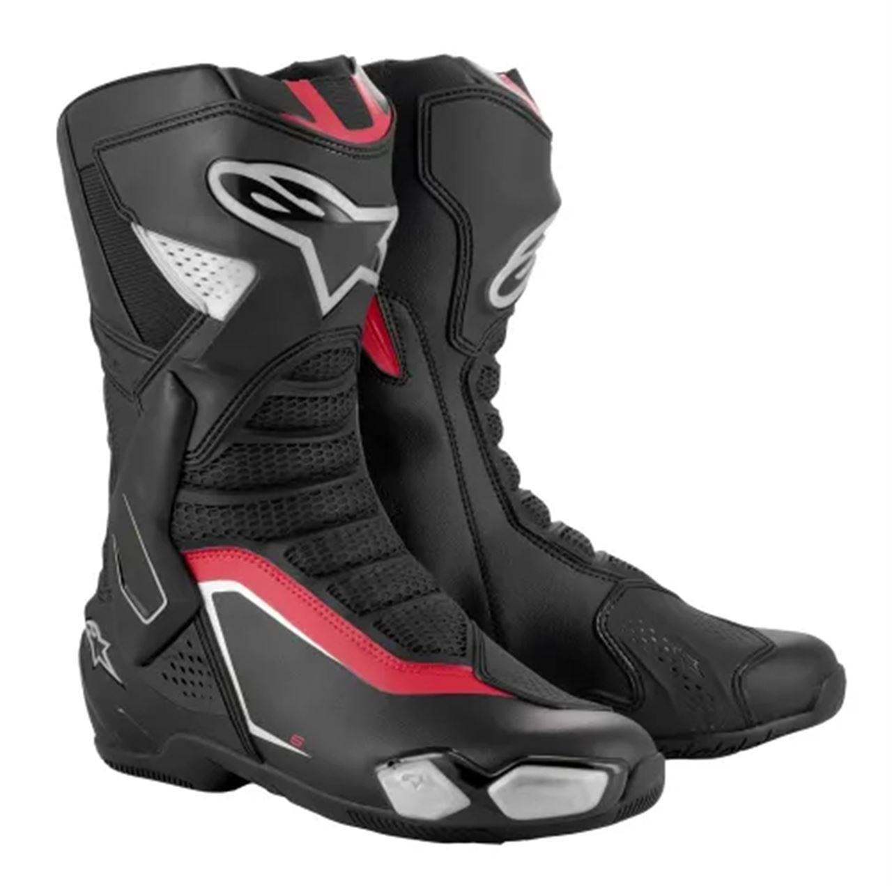 SMX-6 v3 BOOT 199 Black/Silver/Red