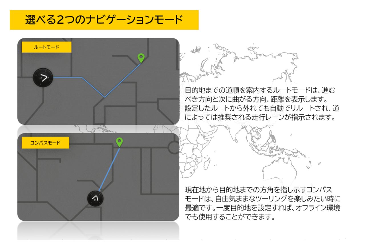 モト ナビゲーション ガンメタ