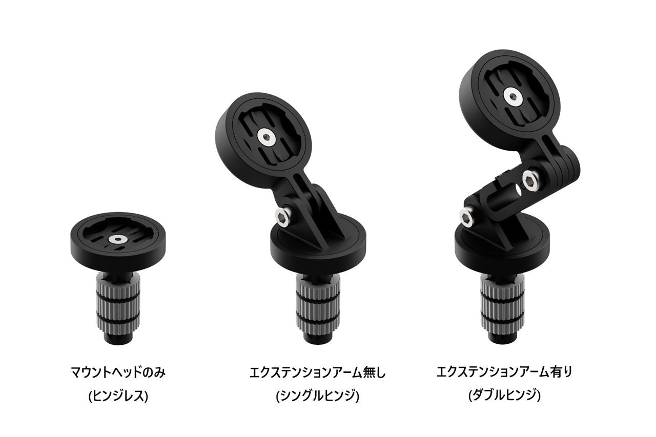 モト II ステムホールマウント ブラック φ12-25mm用
