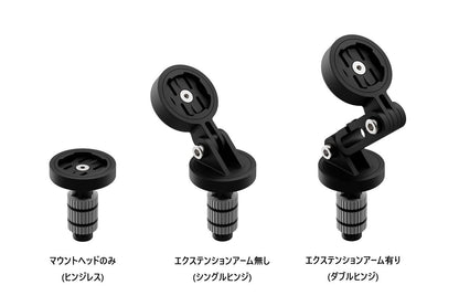モト II ステムホールマウント ブラック φ12-25mm用