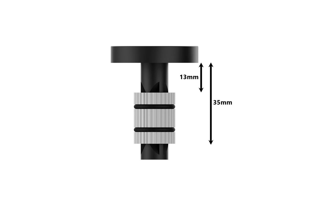 モト II ステムホールマウント ブラック φ12-25mm用