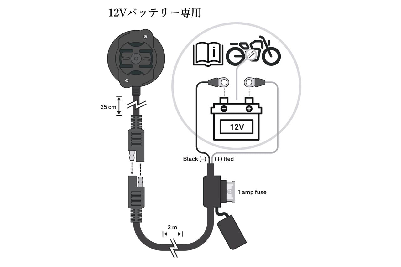 Moto II Charging Module Black