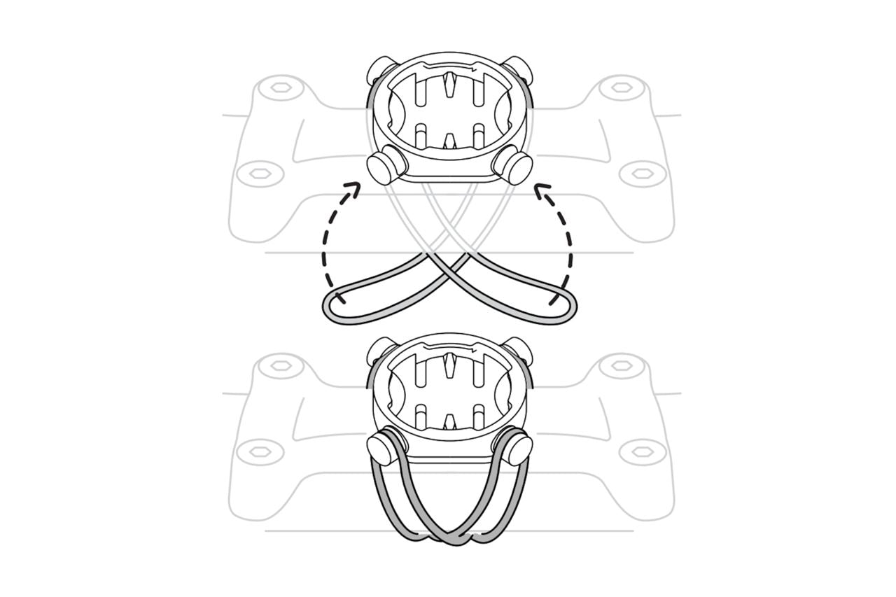 モト II ユニバーサルストラップマウント ブラック