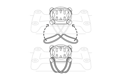 モト II ユニバーサルストラップマウント ブラック