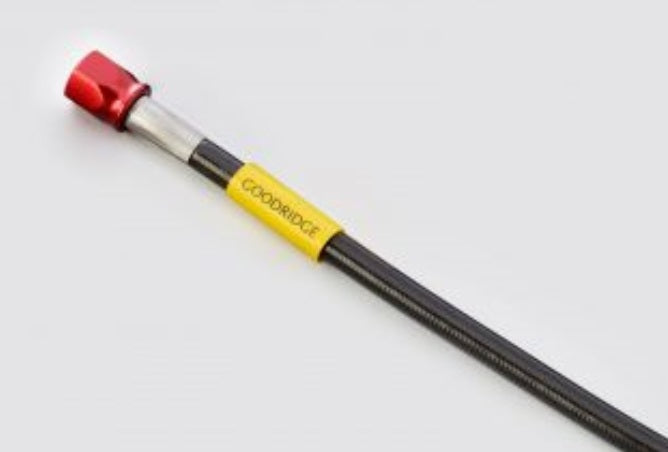 メッシュ ブレーキホース ホース全長 860mm ユニバーサルホース スモーク アルミ