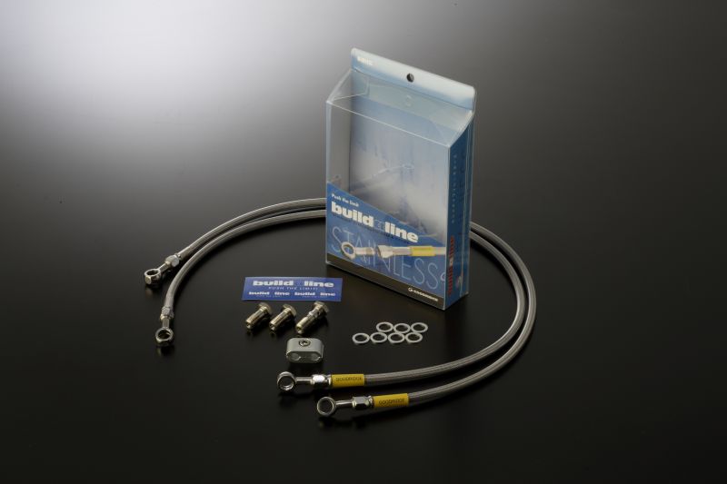 FZR400RR/SP 90-94 メッシュ ブレーキホース フロント クリア ステンレス