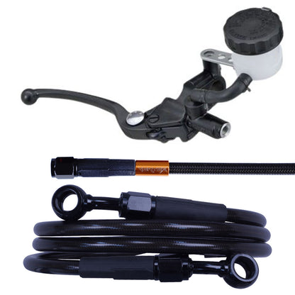 CB400SF VTEC-3 ダークメッシュ ブレーキホース マスターシリンダー　セット