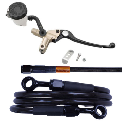 GSXR250R ダークメッシュ ブレーキホース マスターシリンダー　セット