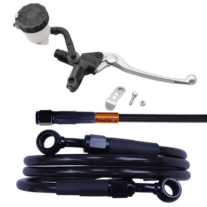 CB400SF REVO ダークメッシュ ブレーキホース マスターシリンダー　セット