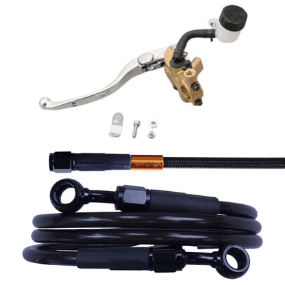 GSF1200 ダークメッシュ クラッチホース マスターシリンダー　セット