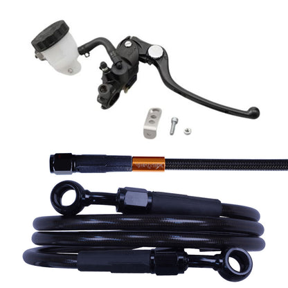 ZRX1200 DAEG ダークメッシュ ブレーキホース マスターシリンダー　セット